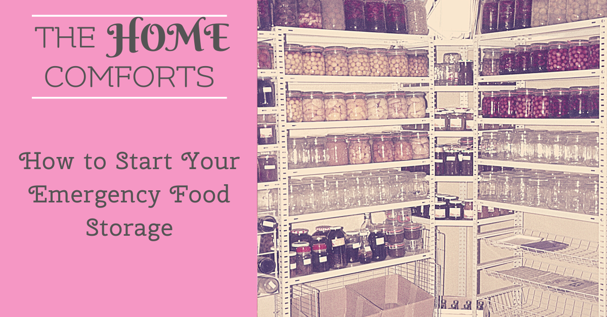 How To Start Your Emergency Food Storage